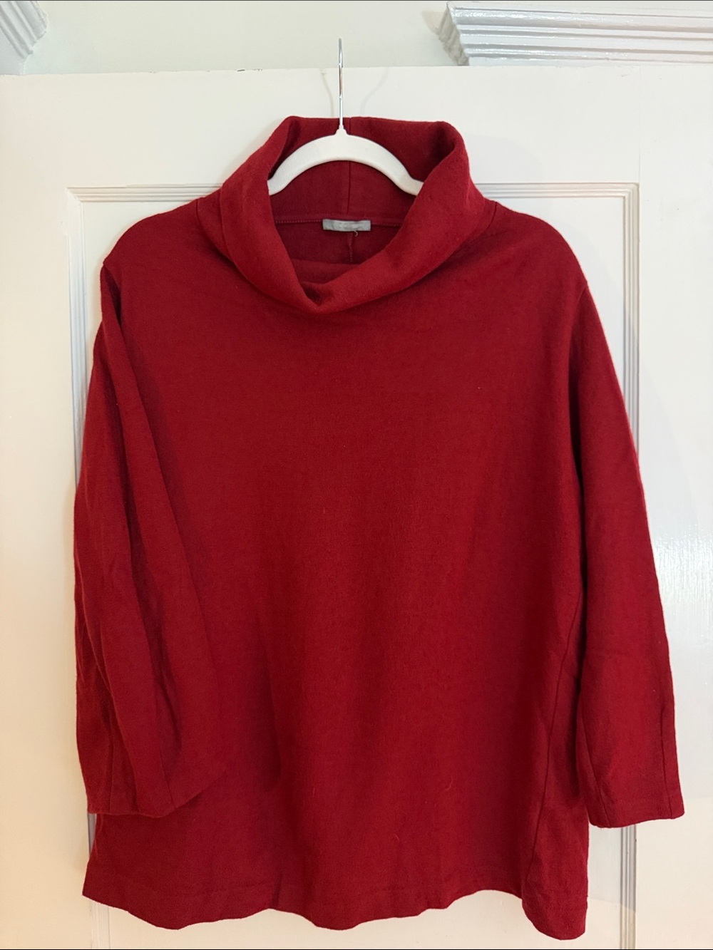 COS Red Cowl Neck Sweater